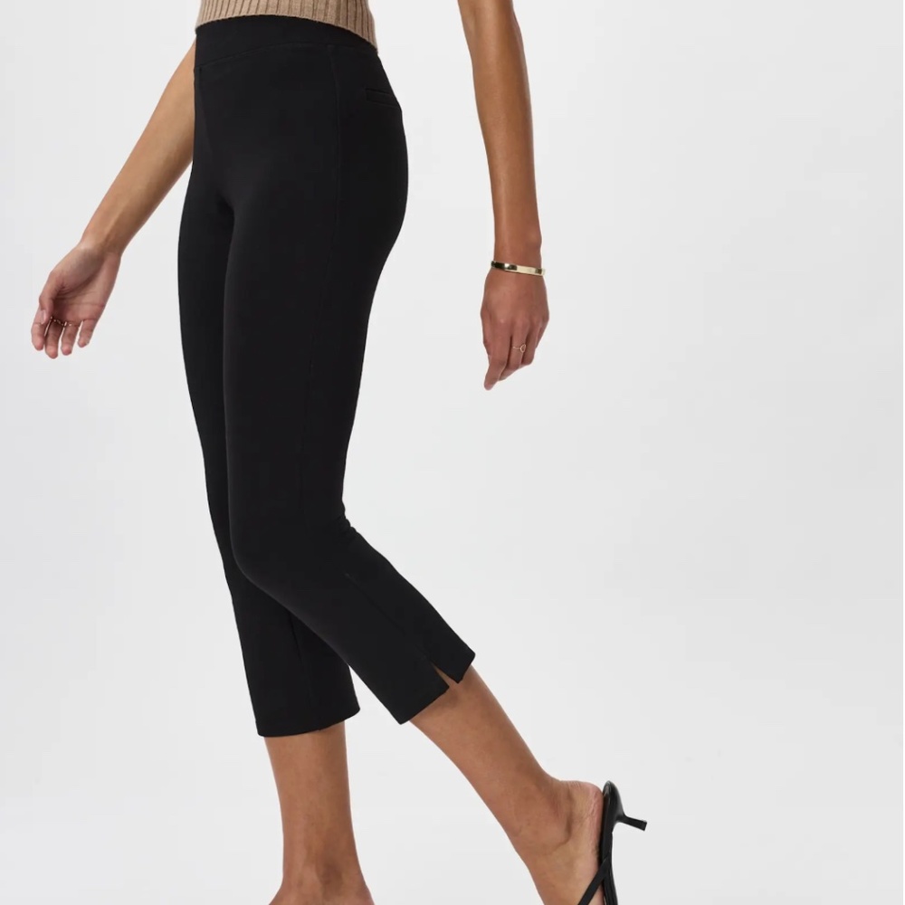 Quince Cropped Kick Flare Ponte Pants